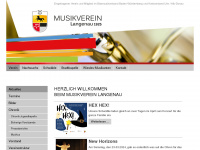 musikverein-langenau.de Webseite Vorschau