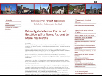 kath-forbach-weisenbach.de Webseite Vorschau
