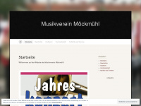 musikverein-moeckmuehl.de Webseite Vorschau