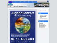 musikverein-enzberg.de Webseite Vorschau