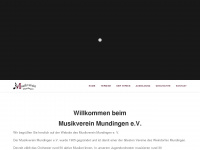 musikverein-mundingen.de Webseite Vorschau