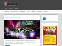 musikverein-neuthard.de Webseite Vorschau