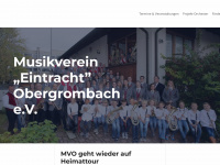 musikverein-obergrombach.de Webseite Vorschau