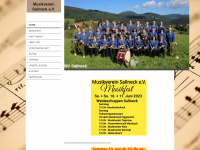 musikverein-sallneck.de Webseite Vorschau