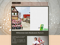 musikverein-ruit.de Webseite Vorschau