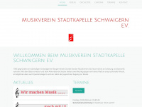 musikverein-schwaigern.de Webseite Vorschau