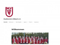 musikverein-uhlbach.de Webseite Vorschau