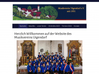 musikverein-uigendorf.de Webseite Vorschau