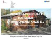 mgharmonie-tamm.de Webseite Vorschau