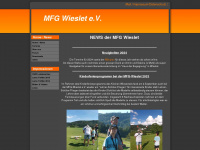 mfg-wieslet.de Webseite Vorschau