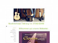 musikwerkstatt-tettnang.de Webseite Vorschau