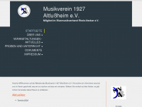 musikverein-altlussheim.de Webseite Vorschau