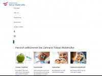 zahnarzt-waldmueller.de Webseite Vorschau