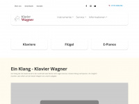 klavier-wagner.de Webseite Vorschau