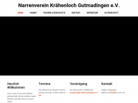 narrenverein-gutmadingen.de Webseite Vorschau