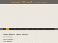 schreinerei-schneider.com Webseite Vorschau