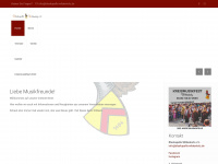 blaskapelle-wildenholz.de Webseite Vorschau