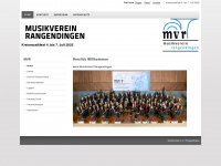 mv-rangendingen.com Webseite Vorschau