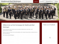 stadtmusik-badsaeckingen.de Webseite Vorschau
