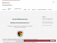 musikverein-unterkammlach.de Webseite Vorschau