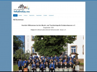mv-trachtenkapelle-schabenhausen.de Webseite Vorschau