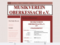 musikverein-oberkessach.de Webseite Vorschau