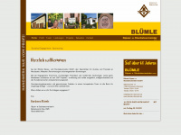 bluemle-ottenheim.de Webseite Vorschau