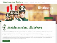 spielmannszug-radeberg.de Webseite Vorschau