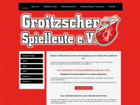 groitzscher-spielleute.de Webseite Vorschau