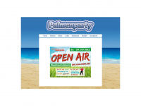 palmenparty.de Webseite Vorschau