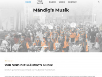 maendigsmusik.de Webseite Vorschau