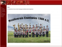 musikverein-engelswies.de Webseite Vorschau