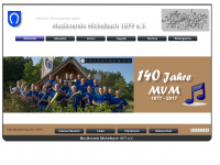 musikverein-michelbach.de Webseite Vorschau