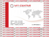 my-center.de Webseite Vorschau