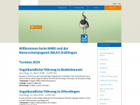 nabu-dusslingen.de Webseite Vorschau