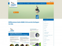 nabu-eutingen.de Webseite Vorschau