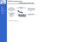 nabu-wandergruppe.de Webseite Vorschau