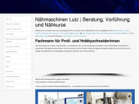 naehmaschinen-lutz.de Webseite Vorschau