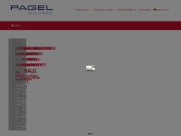 pagel.com Webseite Vorschau