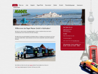 nagel-reisen.de Webseite Vorschau