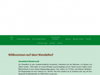 wendelhof.de Webseite Vorschau