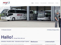 beck-bus.com Webseite Vorschau
