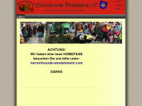 narrenfreunde-wendelsheim.de Webseite Vorschau