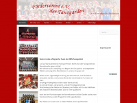 foerderverein-tanzgarden.de Webseite Vorschau