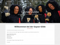 gayser-gilde.de Webseite Vorschau
