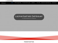 lackiererei-gehbauer.de Webseite Vorschau