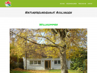 naturfreundehaus-aidlingen.de Webseite Vorschau