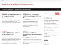 naturheilpraxis-bonaus.de Webseite Vorschau