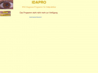 idapro.de Webseite Vorschau