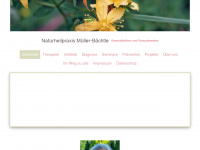 naturheilpraxis-mueller-baechtle.de Webseite Vorschau